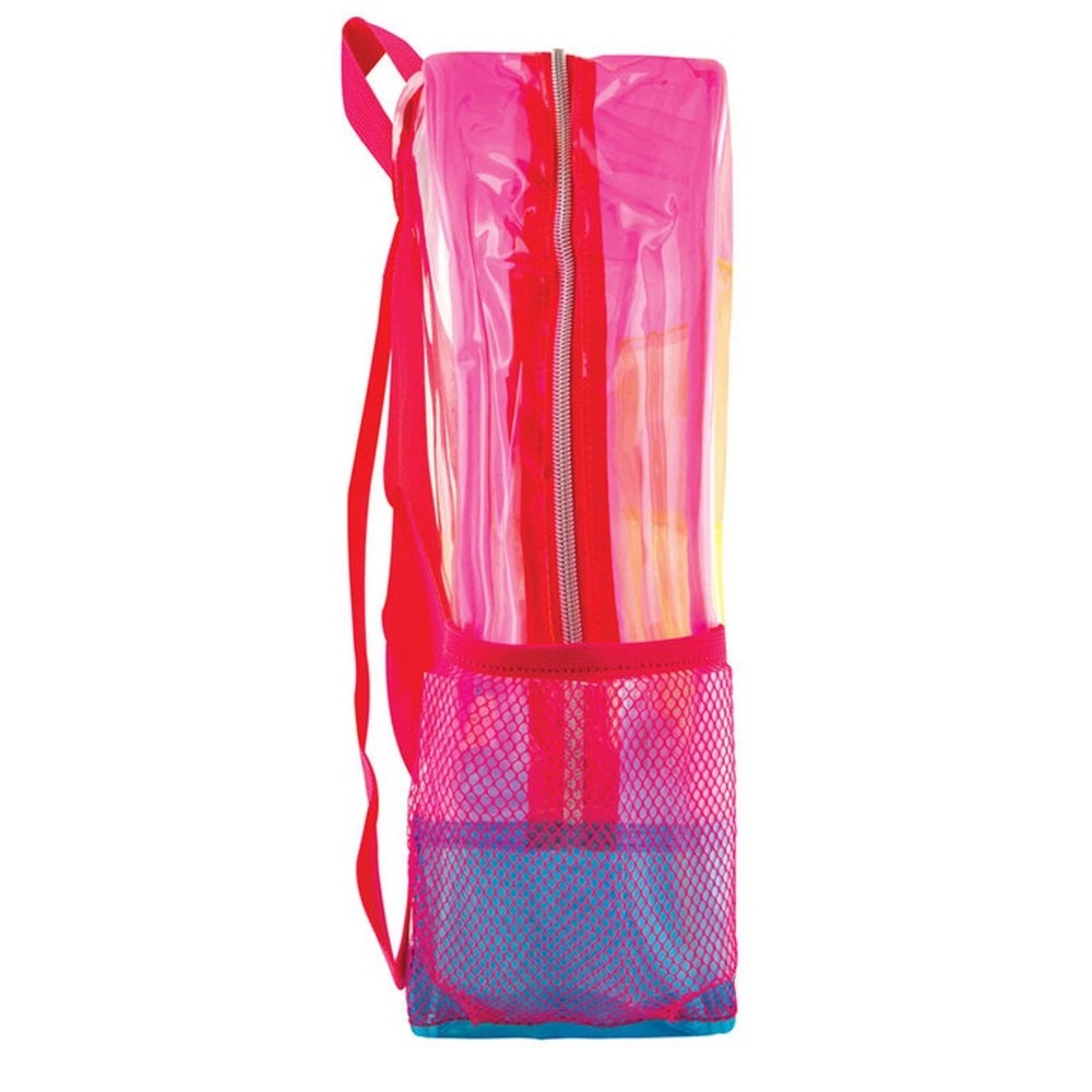 HP! Transparent Vinyl Rainbow Clear Stadium Backpack - Multicolor - Picture 7 of 7